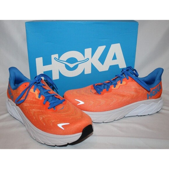 Hoka One Arahi 6‎ Men\'s Running Sneakers Costal Sky Vibrant Orange  WIDE main image 6
